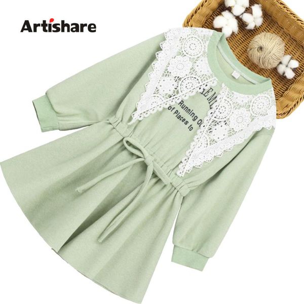 

девушка платье кружева шеи платье для девочек письмо шаблон kid весна auutmn детская одежда для девочек 6 8 10 12 14, Red;yellow