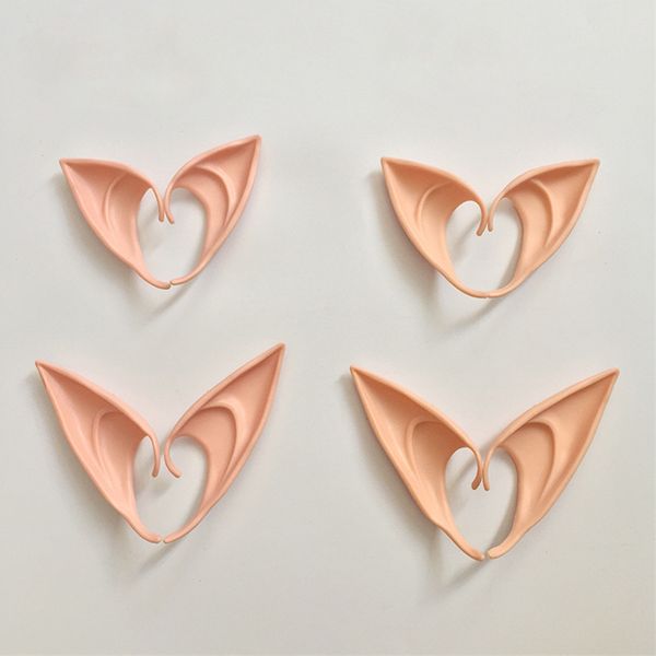 

mysterious angel elf ears cosplay accessories halloween party latex soft pointed prosthetic tips false ears decor supplies