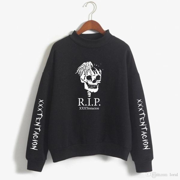 

revenge designer casual mens pullover hip hop long sleeve thin sweatshirts male high street pullover, Black