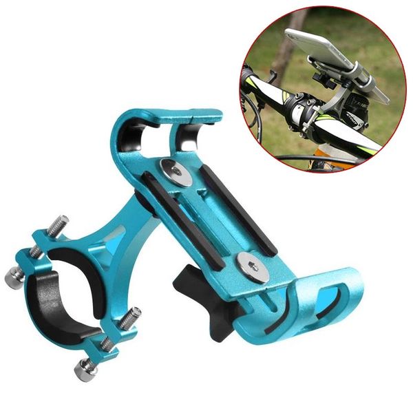 

aluminium alloy mobile phone holder full stands for bicycle motorcycle metal mountain bike road bike phone holder