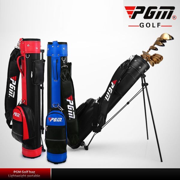

pgm rack golf bag with bracket gun bag for men and women 6 colors can hold 9 clubs support