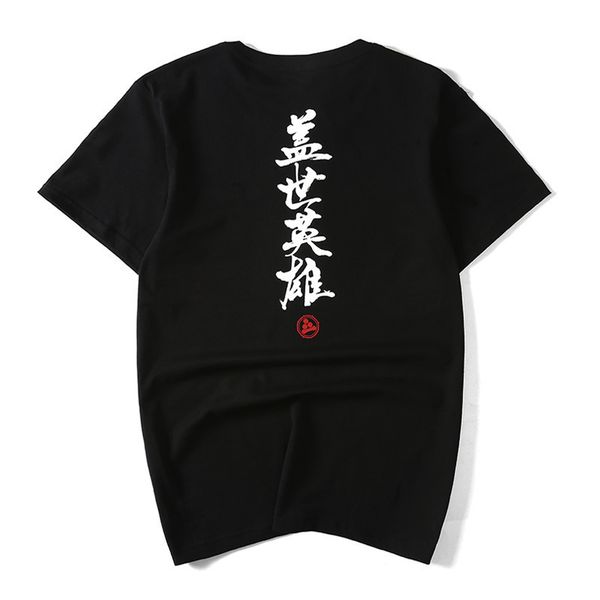 

pop2019 бренд агитация китай досуг с коротким рукавом молодой популярный элемент человек любителей t the. вышивка мужская одежда, White;black