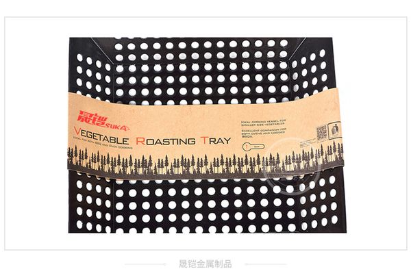 

овощной гриль корзина барбекю гриль корзина (11.8x13.6x2.2 дюймы) для veggies, кабобса, морепродуктов, мяса