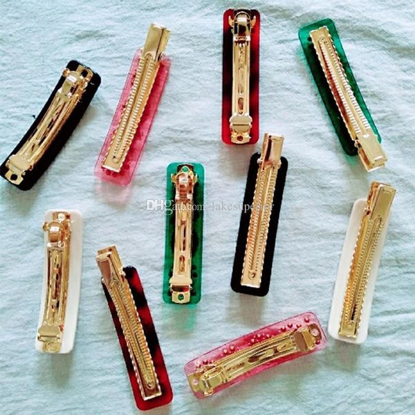 

multicolor rhinestone letter hair clip with stamp women letter luxury hair clip barrettes fashion hair accessories, Golden;silver