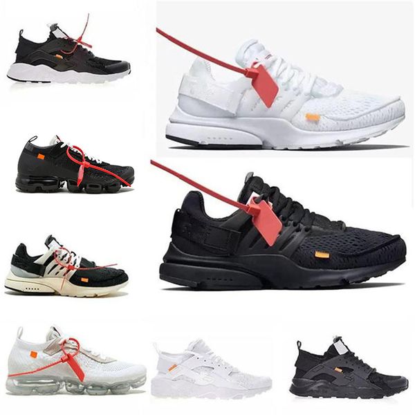 

2019 new air off plus presto women mens white black huarache luxury designer sneakers outdoor sports running shoes size 36-45