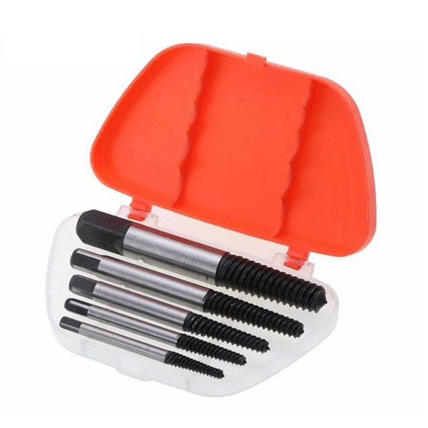 

universal damaged screw extractor broken bolt stud remover drill out bit set strong toughness metal portable supplies