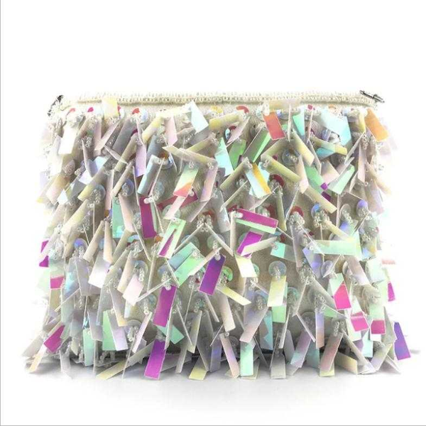 

xiyuan sequined evening bag bling wedding dinner clutch purse with chain party messenger crossbody bags party handbag for
