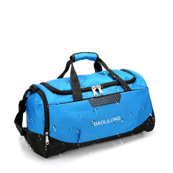 

professional large sports bag waterproof gym bag polyester men/women large capacity packable duffle sports travel backpack