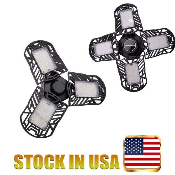 

garage light deformable led garage ceiling lights100w 60w cri 80 led workshop lights for garage adjustable panels led garages lighting