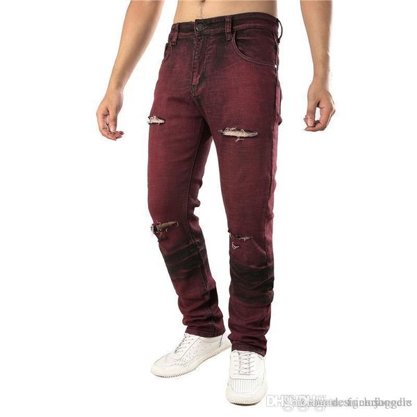 

овеѬи кѬанй пѬмой онкий мђжкие джин stretch мода дизайнеѬкие мђжкие дл, Blue