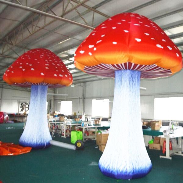 

Led light adverti ing giant inflatable mu hroom for ale