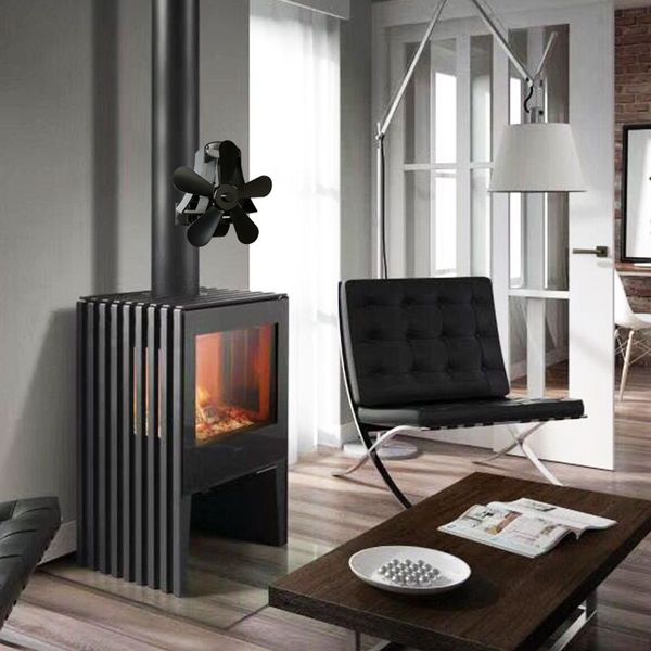 

hlzs-5 blade heat fireplace fan stove fan powered stove komin wood burner eco friendly quiet heat distribution