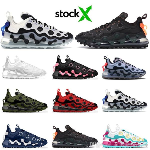 

2020 stock x brand platform ispa mens running shoes triple black react element 55 87 men womens utility designer sneakers sports