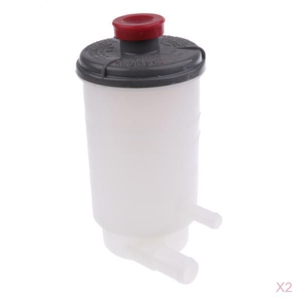 

2 pcs vehicle car servo pump fluid tank bottle for acura