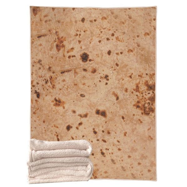 

comfortable soft tortilla burrito wrap blanket winter warm sofa bed throw blanket creative print bedspread christmas gift