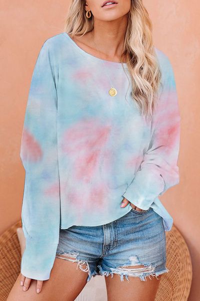 

dhl free for пижама tiedye для lady crew neck tie dye пижама коротких наборы темно-синего и белого tie dye рубашки mystic hotclipper ukqzk, Blue;gray
