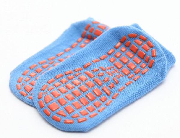 

kids trampoline socks anti-skid non slip sticky grips socks, Pink;yellow