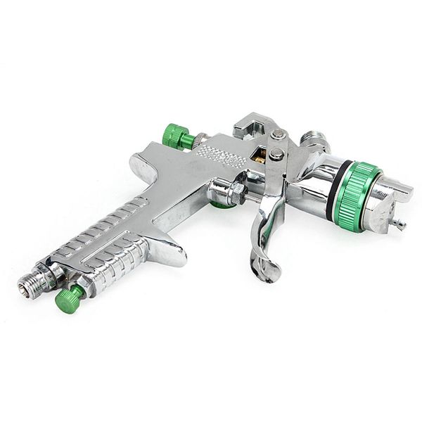1,4 mm HVLP-Spritzpistole für Autolackierung, Schwerkraftspritzpistole, Metallflocken-Grundierungsdüse mit Manometer