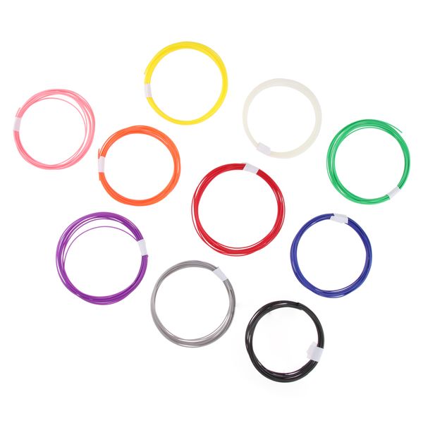 

1set 3d printer filament abs 1.75mm for printers and print pens 10colors