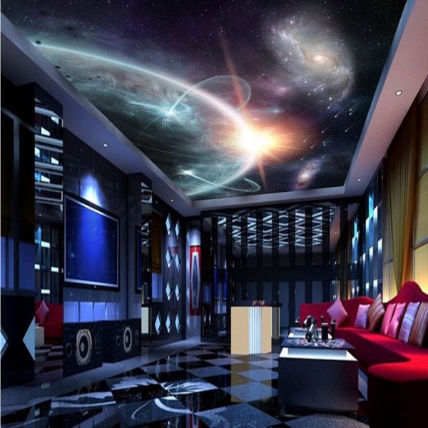 

перевозка груза падения обои для стен 3 d high definition galaxy звездное небо ктв бар потолочные backdrop украшения пользовательские обои