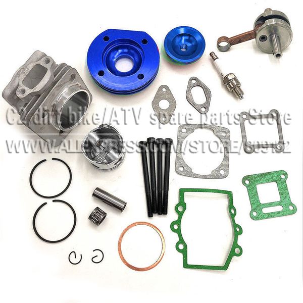 

high performance 44mm big bore end kit 49cc 2 stroke mini atv quad dirt pocket bike new