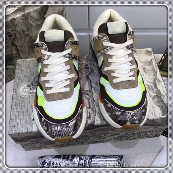 

luxury mens woman shoes fashion drop ship new arrival high men lace up zapatos de hombre men's woman casual shoes, Black
