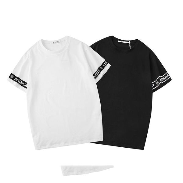 

2020 summer new t-shirts for men and women short sleeve t-shirt blouses cool high end individuality comfortable wild leisure, White