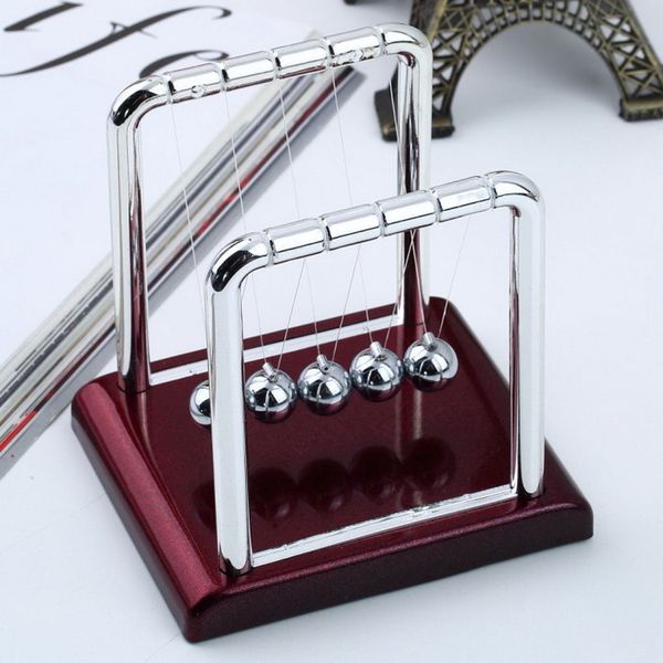 

newton's cradle steel balance ball physics science pendulum desk fun toy gift balance ball square home decoration crafts