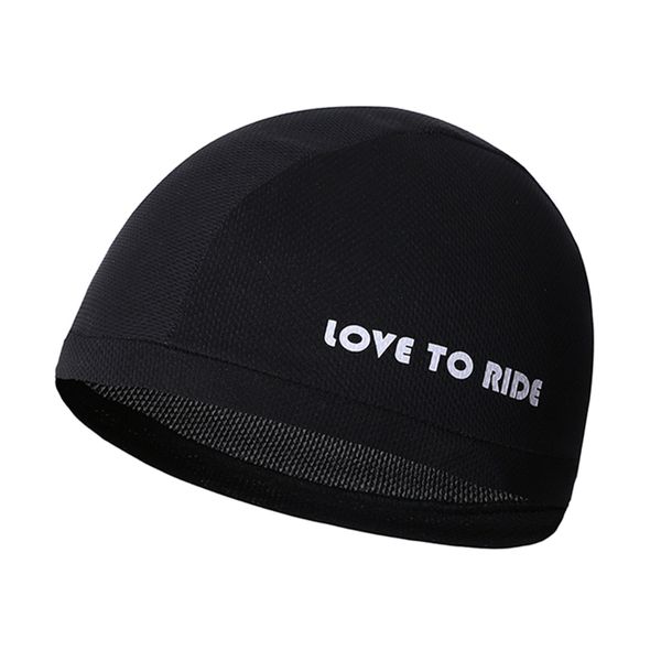 

love to ride motorcycle helmet liner cool inner cap half-shell sweat-absorbent lining ventilation anti-bacterial elastic cap
