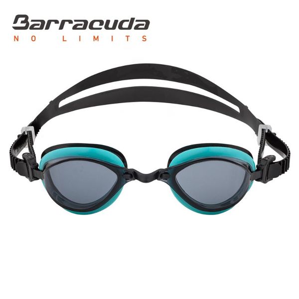 

barracuda swimming goggles patented trifushion system anti-fog uv protection easy adjusting competition for adults#72755