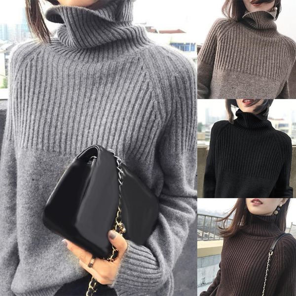 

women sweaters pullovers winter autumn casual long sleeve turtle neck knitted sweater pullover women's sweaters ladies top, White;black