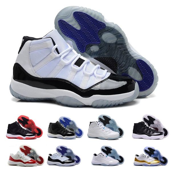 

11 11s men women basketball shoes 11s high low le bred air cap and gown concord 23 45 blue retro georgetown gum j11 sneakers