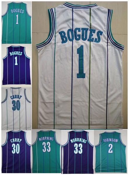 

Men good quality embroidery vintage 33 alonzo mourning jer ey 2 larry john on 1 tyrone bogue jer ey 3 hareef abdur rahim jer ey reeve