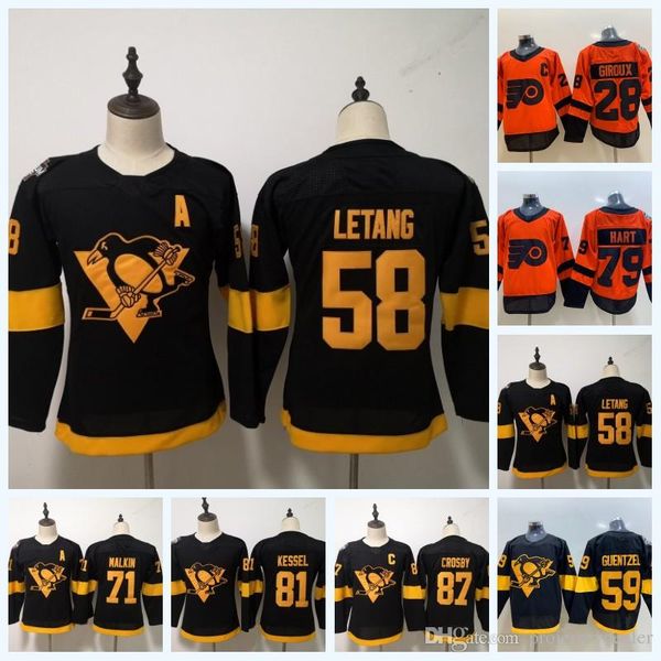 

Womens Kids 58 Kris Letang 2019 Stadium Series 79 Carter Hart 28 Claude Giroux 87 Sidney Crosby 71 Evgeni Malkin 81 Kessel Jersey