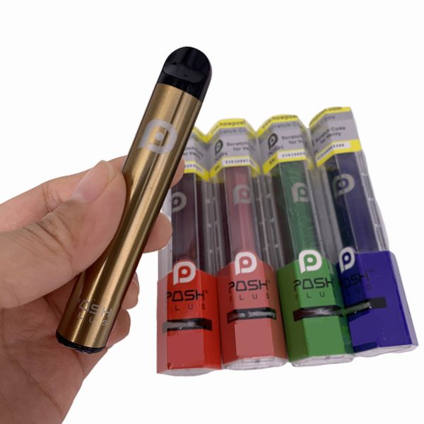 

Модернизированный Пош плюс одноразовые под пером сигарета 280mah 500puffs устранимая e сигареты Vape под стартовый комплект Портативный мини Vape слоеного бар