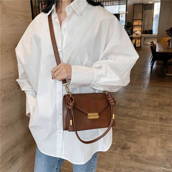 

female handbag 2020 new fashion pu leather women shoulder bags ladies all-match flap bag