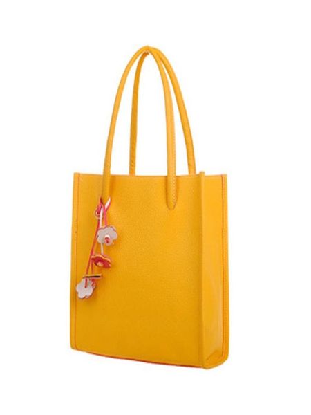 

bag for women 2018 fashion girls handbags leather shoulder bag candy color flowers totes tassen voor vrouwen kj