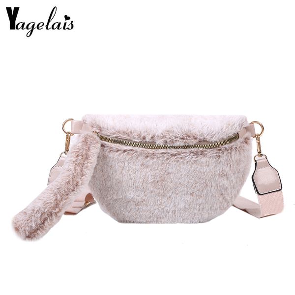 

girls bow mini faux fur handbags winter women messenger comfortable cute shoulder bag tote small messenger bag