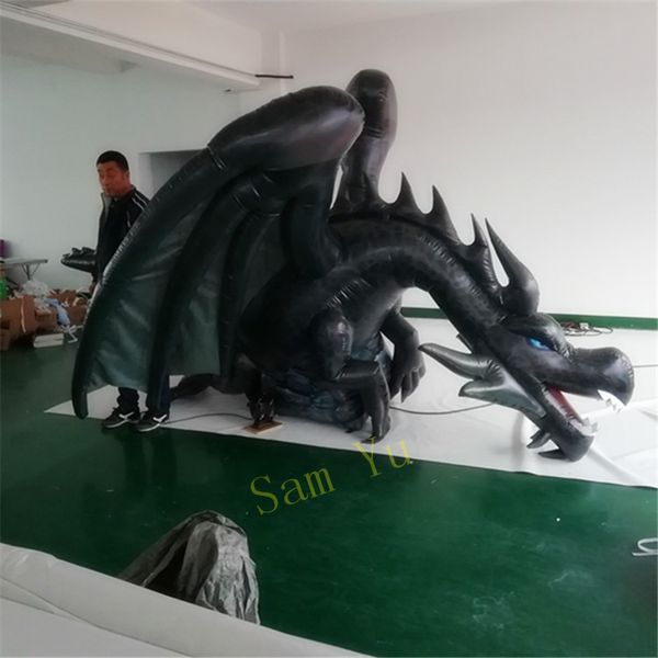 

Земля дракона длины 4m раздувная для СИД Inflatables декора случая этапа СИД Распродажа