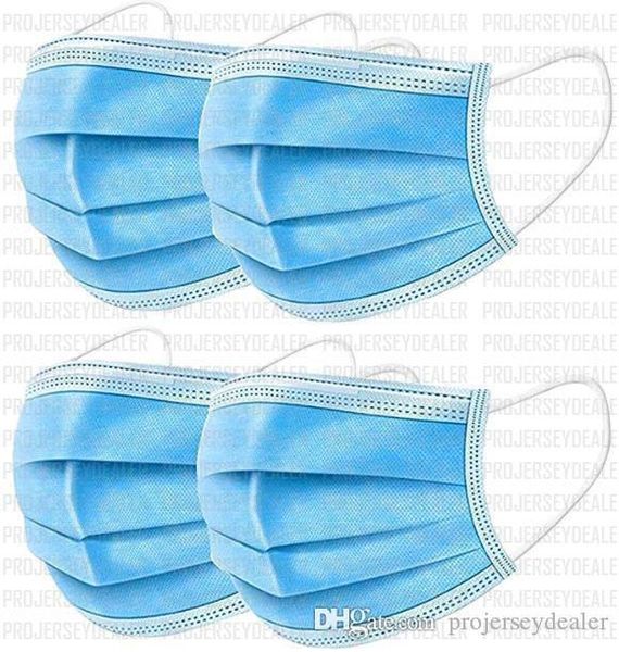 

dhl одноразовая маска 3-слойная защитная маска для лица anti pm2.5 adult breathable facial dust mas