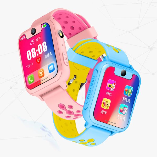 

new smart watch lbs locator kid baby gps tracker watches game pgraphy sos call anti lost monitor sim electronic fence