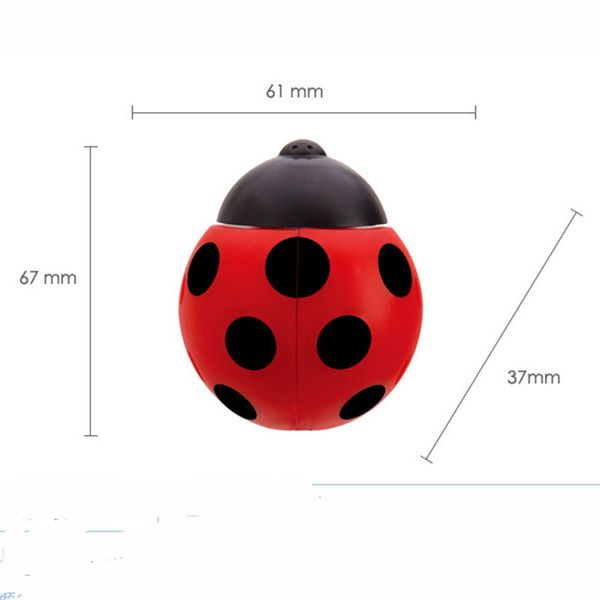 

cute bathroom set sanitary kids ladybug wall mounted toothbrush holder cartoon animal brush holder with suction cup