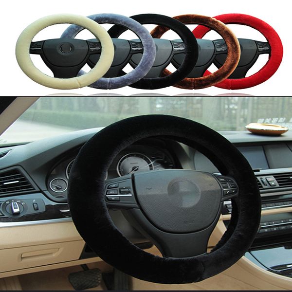 

soft 38cm car accessories steering wheel hub cover for mitsubishi lancer 10 asx pajero x focus 2 3 fiesta c4 c5 c3
