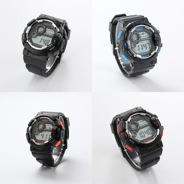 

l0bib lasska men's multi-functional fashionable outdoor sports outdoor sports waterproof meter waterproof meter luminous watch student, Blue