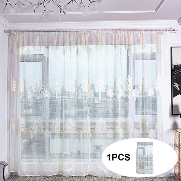 

curtains professional trees sheer curtain tulle window treatment voile drape valance fabric modern comfortable july12