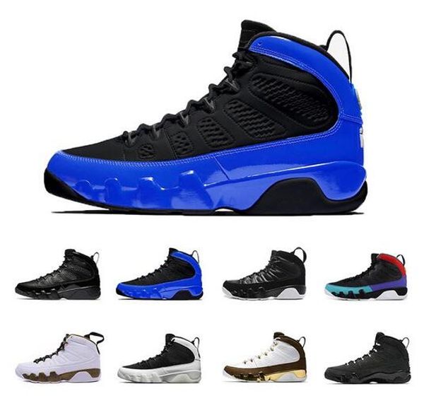 

2019 fashion 9 men basketball shoes 9s unc la bred space jam tour blue black anthracite sports trainers sneakers size 7-13