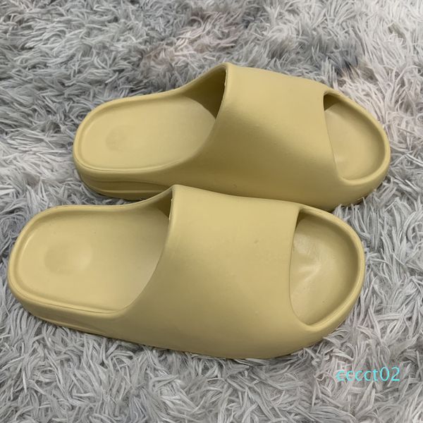 

kanye slide men women designer slippers bone desert sand resin triple black fashion slides mens beach l sandals gear bottoms ct2
