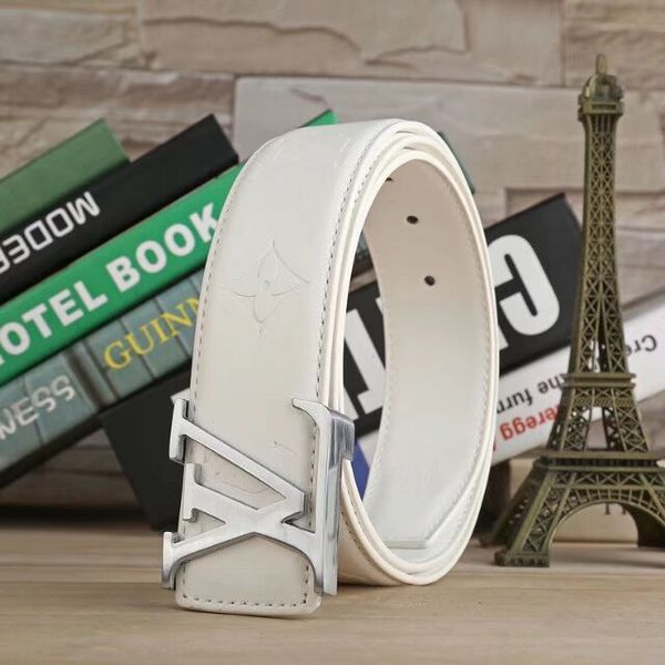 

mens belts woman belt brand letters smooth buckle man womens belts width, Black;brown