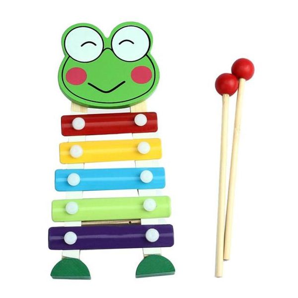 

tf colorful baby kids musical toys 5-note xylophone wooden instrument wisdom development early education toys baby toys multi animals