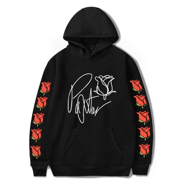 

web celebrity пэйтон moormeier pytn печать с капюшоном женская / мужская одежда повседневная фуфайки hoodie, Black